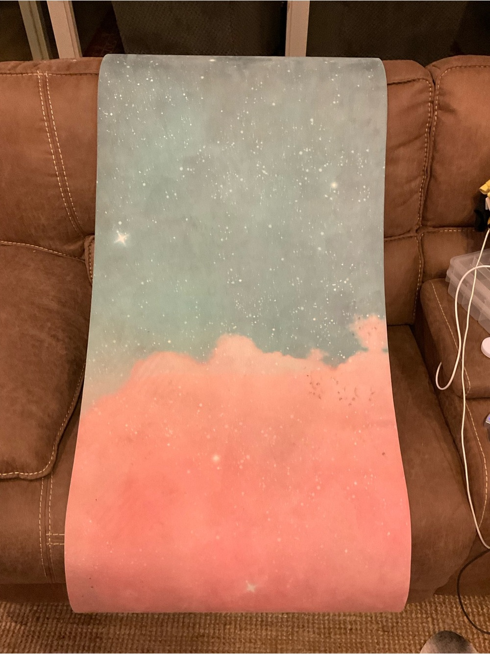 Blogilates Vegan Suede Cosmic Yoga Mat